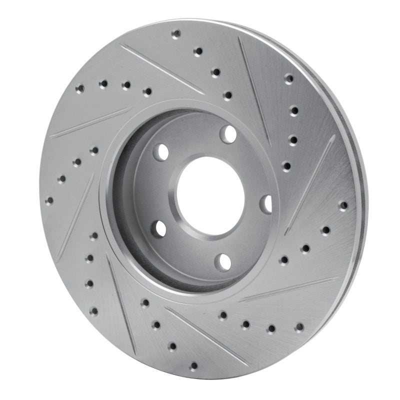 R1 Concepts R1 10-13 Ford Transit CONNECT Front Left Drilled & Slotted Silver Brake Rotor
