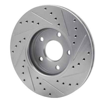 R1 Concepts R1 10-13 Ford Transit CONNECT Front Left Drilled & Slotted Silver Brake Rotor