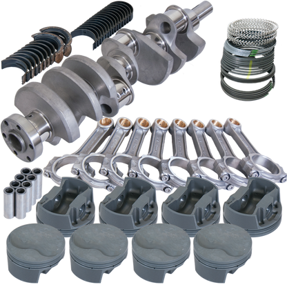 Eagle Ford 289/302 3.250in Crank 5.400in I-Beam Rods -6cc Flat Top 4.040in Pistons Rotating Assembly