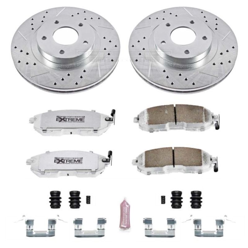 PowerStop Power Stop 02-04 Infiniti I35 Front Z26 Street Warrior Brake Kit