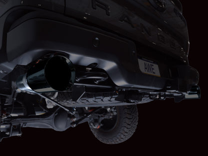AWE Tuning AWE 2024+ Ford Ranger Raptor 3.0L Switchpath Cat-Back Exhaust - Diamond Black Tips