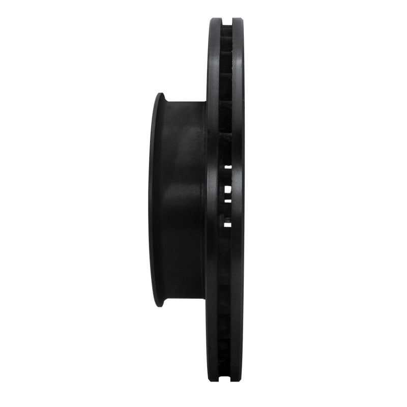 R1 Concepts R1 92-95 Volkswagen EuroVan Front Left Drilled & Slotted Black Brake Rotor