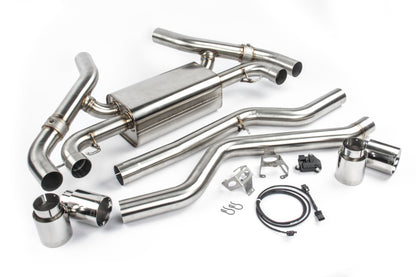 Dinan 20-24 BMW M340i/M440i (G20/G22/G23/G26) Free Flow Axleback Exhaust System - Polished Tips