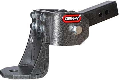 GEN-Y Hitch Gen-Y Glyder Torsion-Flex 2in Shank 6in Drop 7K Hitch w/Ball Platform/1in Diameter Mounting Hole