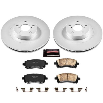 PowerStop Power Stop 02-03 Subaru Impreza Front Z17 Evolution Geomet Coated Brake Kit