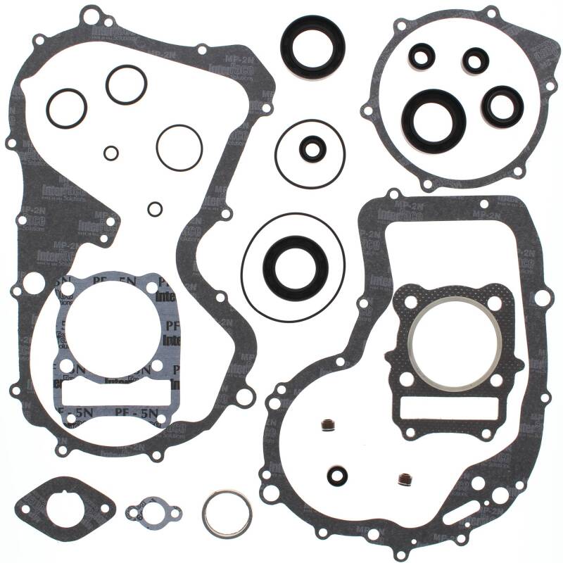 Vertex Pistons Vertex Gaskets 99-02 Suzuki LT-F300F King Quad Complete Gasket Kit w/ Oil Seals
