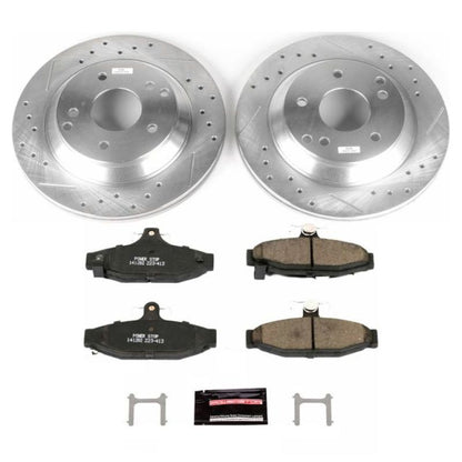 PowerStop Power Stop 88-96 Chevrolet Corvette Rear Z23 Evolution Sport Brake Kit