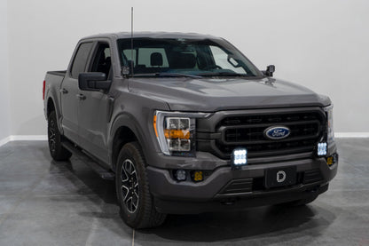 Diode Dynamics 21-22 Ford F-150 SS5 Bumper LED Pod Light Kit - Yellow Pro Driving
