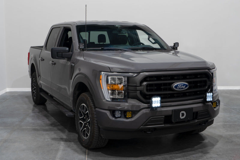 Diode Dynamics 21-22 Ford F-150 SS5 Bumper LED Pod Light Kit Sport - White Driving
