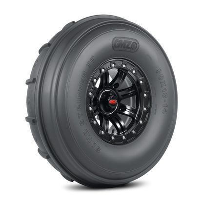 GMZ Race Products GMZ Sand Stripper Front XL TT Tire - 2 Rib - 30x13-14