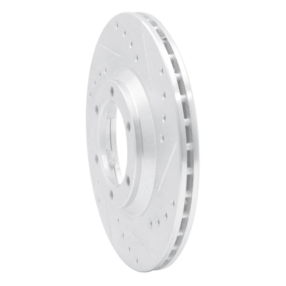 R1 Concepts R1 84-87 Isuzu Pickup Front Right Drilled & Slotted Silver Brake Rotor