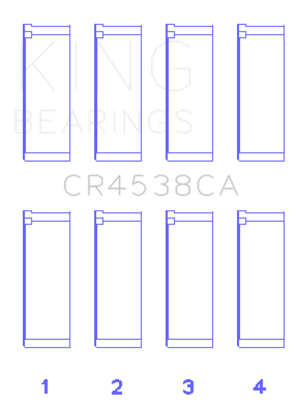 King Engine Bearings Mini Cooper S/Cooper S Conv/Works W11B16A Rod Bearing Set - Size STD