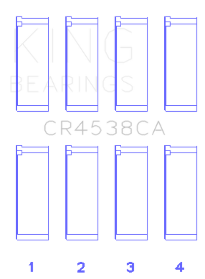 King Engine Bearings Mini Cooper S/Cooper S Conv/Works W11B16A Rod Bearing Set - Size STD
