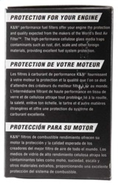 K&N Engineering K&N Cellulose Media Fuel Filter 1.688in OD x 3.813in L