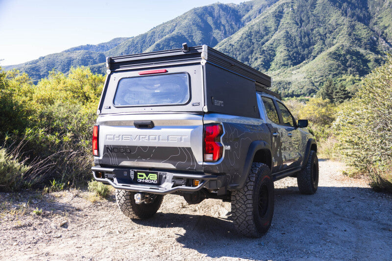 DV8 Offroad 23-26 Chevrolet Colorado/GMC Canyon Tube Rear Bumper - Micro Texture Black Powder Coat