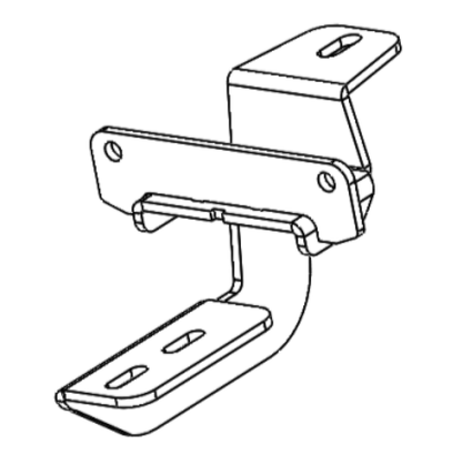 Go Rhino 07-18 Jeep Wrangler JK Brackets for RB Running Boards