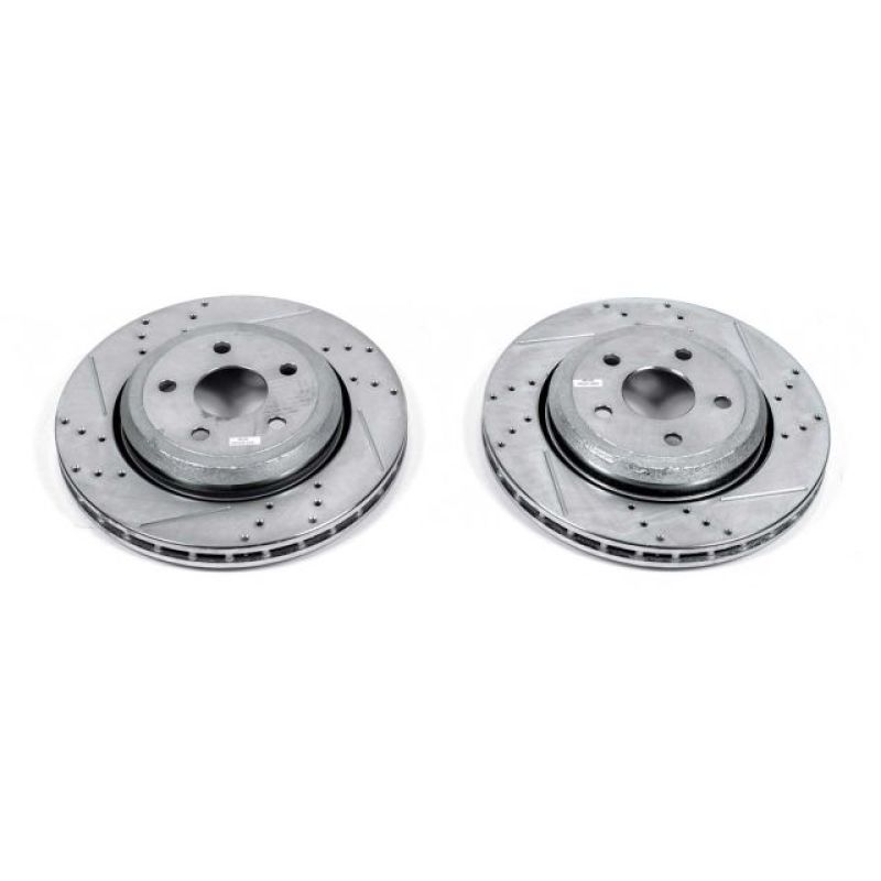 PowerStop Power Stop 18-19 Dodge Durango Rear Evolution Drilled & Slotted Rotors - Pair
