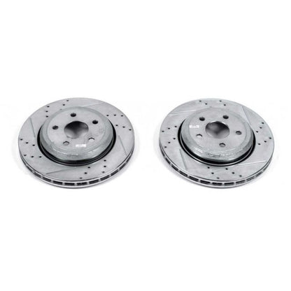 PowerStop Power Stop 18-19 Dodge Durango Rear Evolution Drilled & Slotted Rotors - Pair