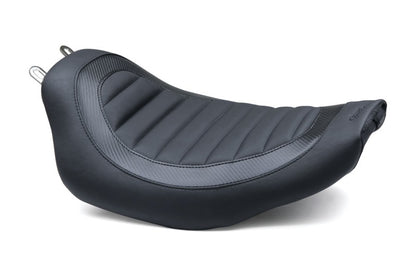Mustang Motorcycle Mustang 82-00 Harley FXR Jody Perewitz Design Solo Seat (Frame Mounted) - Black