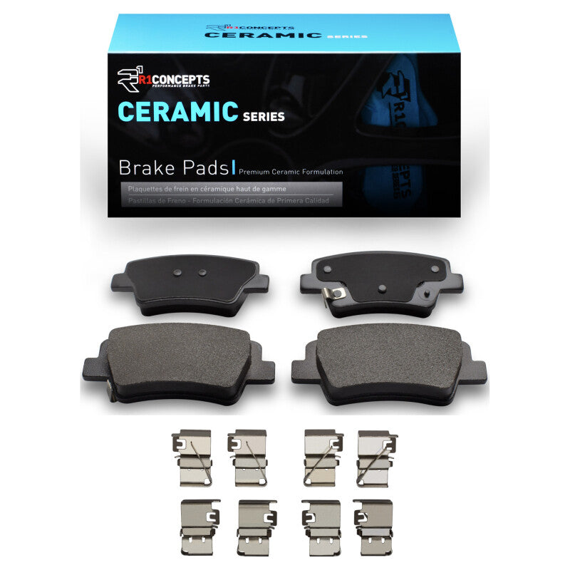 R1 Concepts R1 21-25 Hyundai Elantra Rear Ceramic Pads & Hardware Kit
