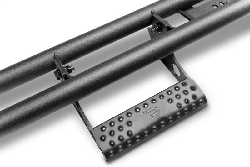 N-Fab RKR Step System 16-17 Toyota Tacoma Access Cab - Tex. Black - 1.75in