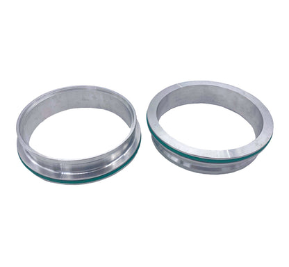 Granatelli Motor Sports Granatelli 3.5in Stainless Steel Dual Seal Clamp Weld-On Ferrule Set