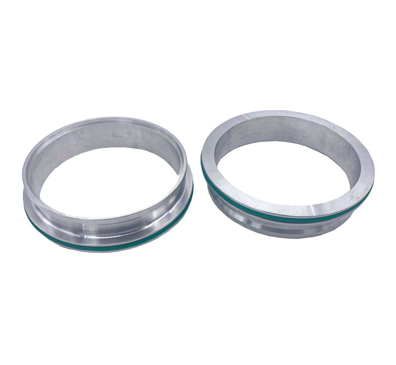 Granatelli Motor Sports Granatelli Aluminum Dual Seal Clamp 3.0in Weld-on Ferrule Set