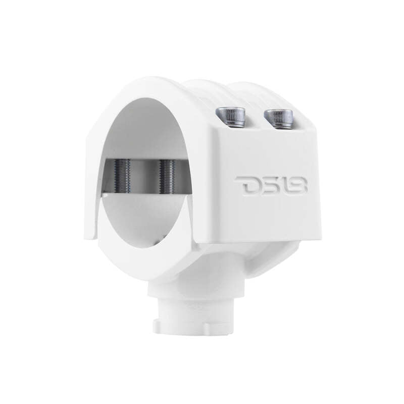 DS18 Tube Mounting Clamp 3in 2.75in 2.5in 2.25in Rubber Adapter For NXL-X and CF-X Towers White