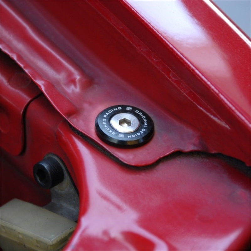 Skunk2 Racing Skunk2 Large Fender Black Anodized Washer Kit (6 Pcs.)