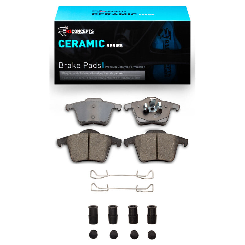 R1 Concepts R1 03-14 Volvo XC90 Rear Ceramic Pads & Hardware Kit