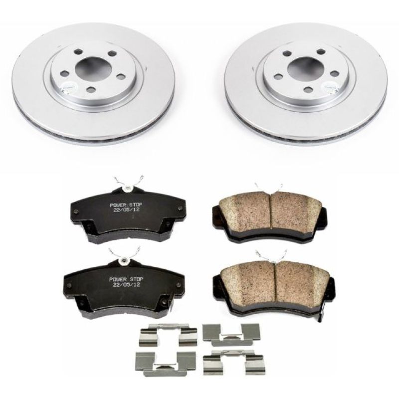PowerStop Power Stop 01-10 Chrysler PT Cruiser Front Z17 Evolution Geomet Coated Brake Kit