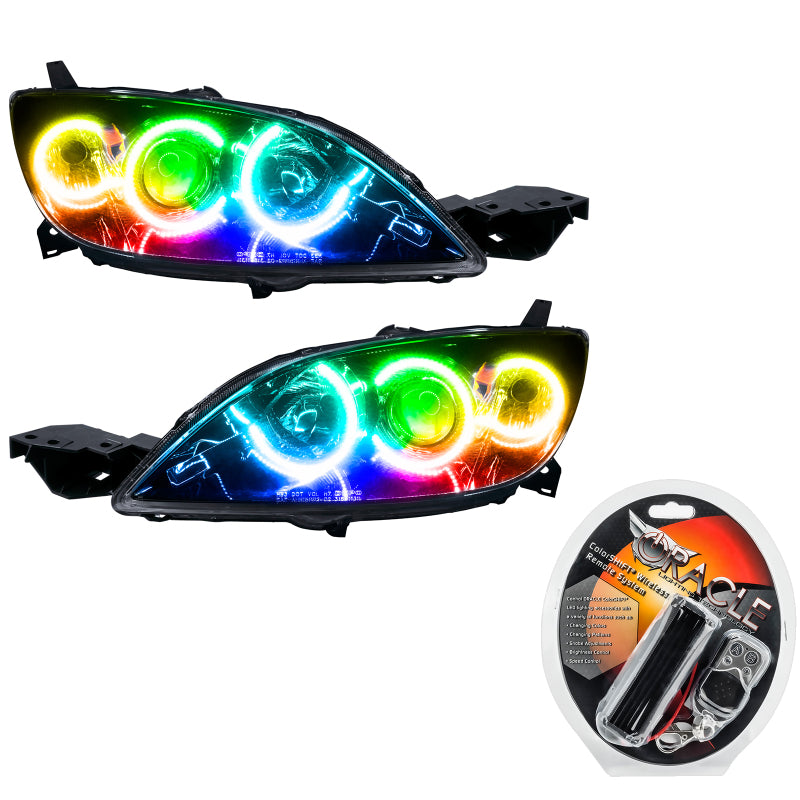 ORACLE Lighting Oracle 04-09 Mazda 3 SMD HL - Hatchback - Halogen Style - ColorSHIFT
