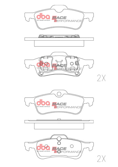 DBA 02-14 Mini Cooper RP Performance Rear Brake Pads