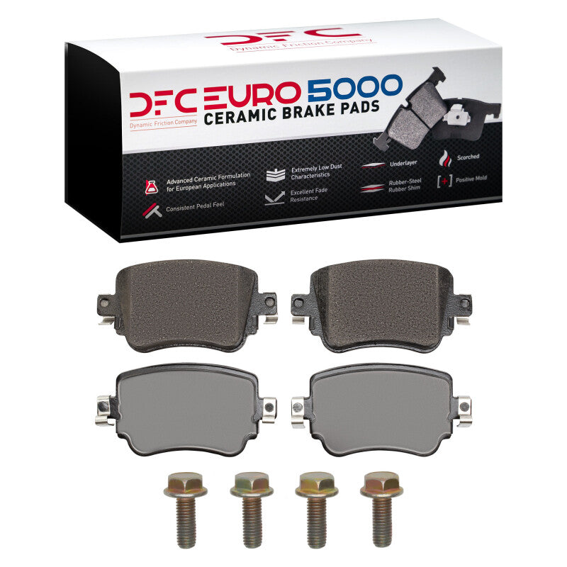 DFC 15-22 Audi Q3 Rear Euro 5000 Ceramic Brake Pads and Hardware Kit