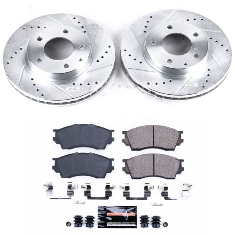 PowerStop Power Stop 95-00 Mazda Millenia Front Z23 Evolution Sport Brake Kit
