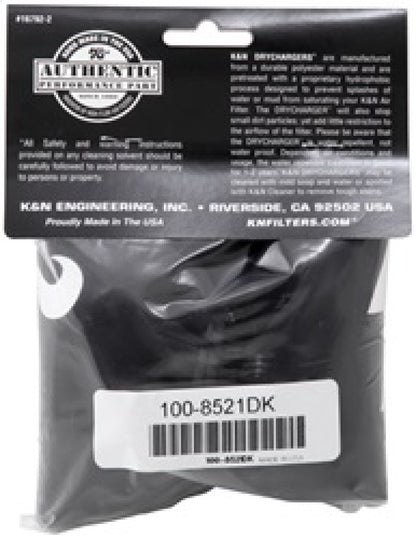 K&N Engineering K&N Air Filter Wrap - Black - 4.313in Base ID x 4.75in Top ID x 6.75in H
