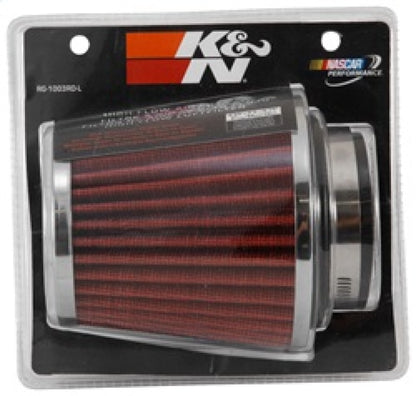 K&N Engineering K&N Universal Chrome Filter 2 3/4in FLG / 4 1/2in Bottom / 4 1/2in Height