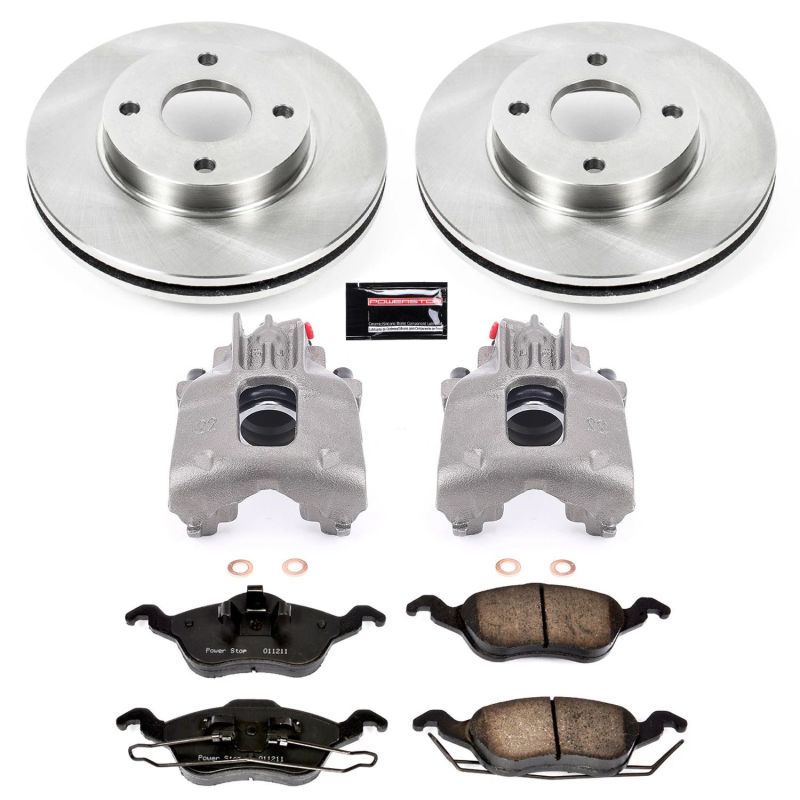 PowerStop Power Stop 00-04 Ford Focus Front Autospecialty Brake Kit w/Calipers