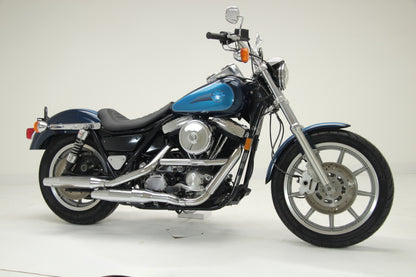 Mustang Motorcycle Mustang 82-00 Harley FXR Jody Perewitz Design Solo Seat (Hinge Mounted) - Black