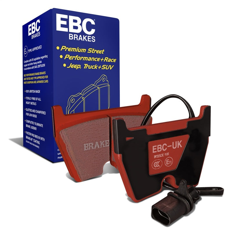 EBC 06-09 Audi RS4 4.2 (Cast Iron Rotors) Redstuff Front Brake Pads