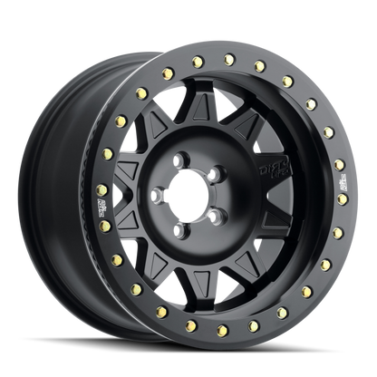 Dirty Life 9302 Roadkill Race 17x9 / 6x139.7 BP / -14mm Offset / 106mm Hub Machined Wheel - Beadlock