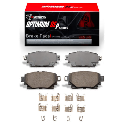 R1 Concepts R1 2020-2025 Lexus NX250 Rear R1 Optimum OE Pads & Hardware Kit