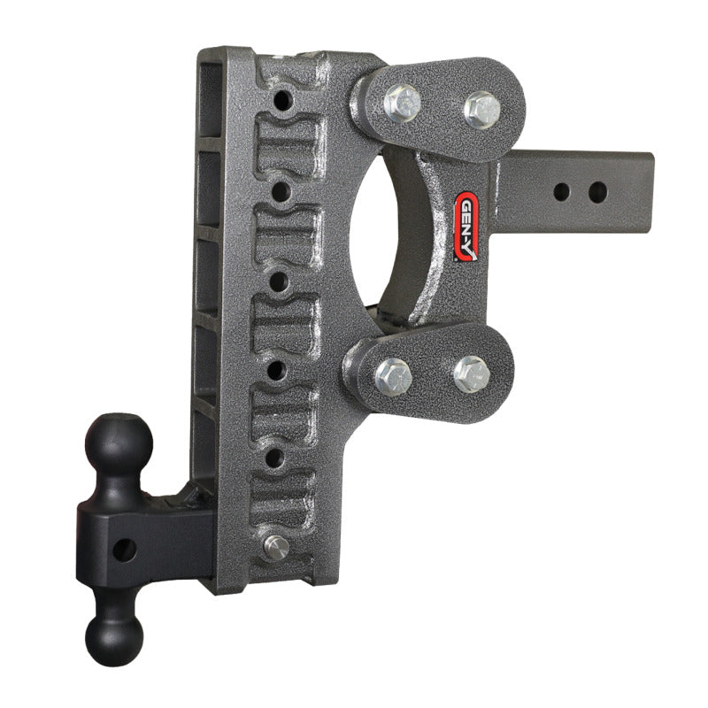 GEN-Y Hitch Gen-Y The Boss Torsion-Flex 3in Shank 12in Drop 2.4K TW 21K Hitch w/GH-061 Dual-Ball