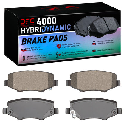 DFC 07-18 Jeep Wrangler Rear 4000 Hybridynamic Brake Pads