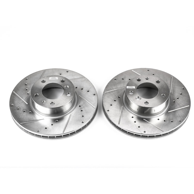 PowerStop Power Stop 97-00 BMW 540i Front Evolution Drilled & Slotted Rotors - Pair