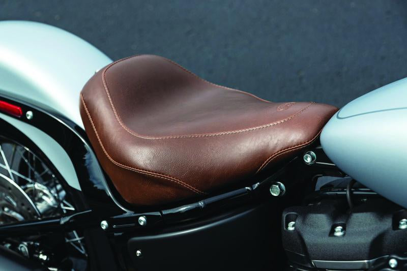 Mustang Motorcycle Mustang 18-21 Harley Softail Slim Wide Tripper Solo Seat - Brown
