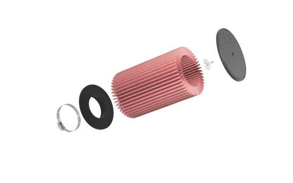 K&N Engineering K&N Universal Clamp-On Air Filter 4-1/8in FLG 7-3/8in B 7in T W/STUD 11-1/2in H