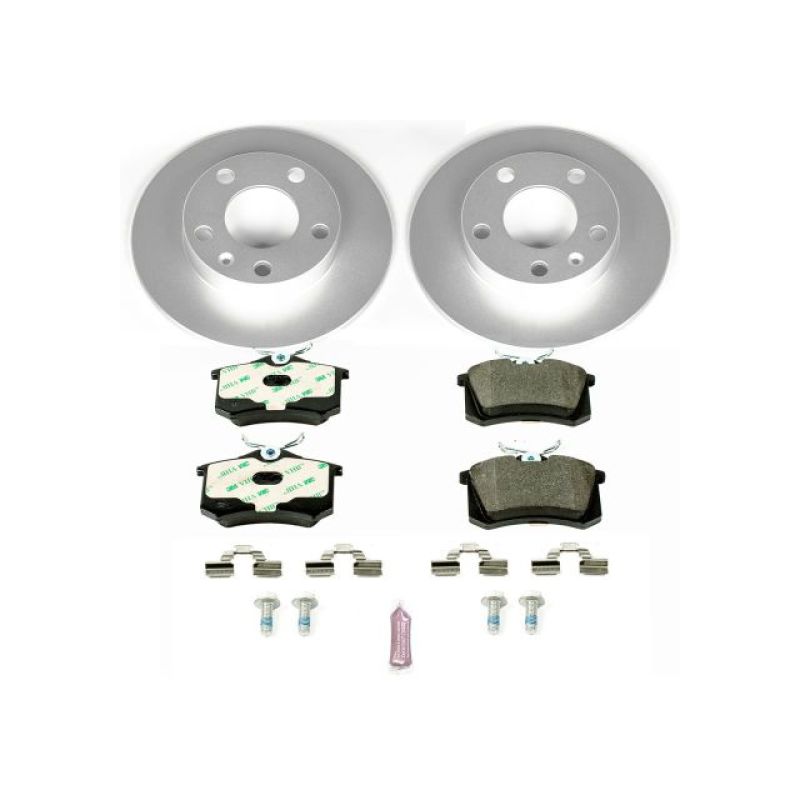 PowerStop Power Stop 02-06 Audi A4 Rear Euro-Stop Brake Kit