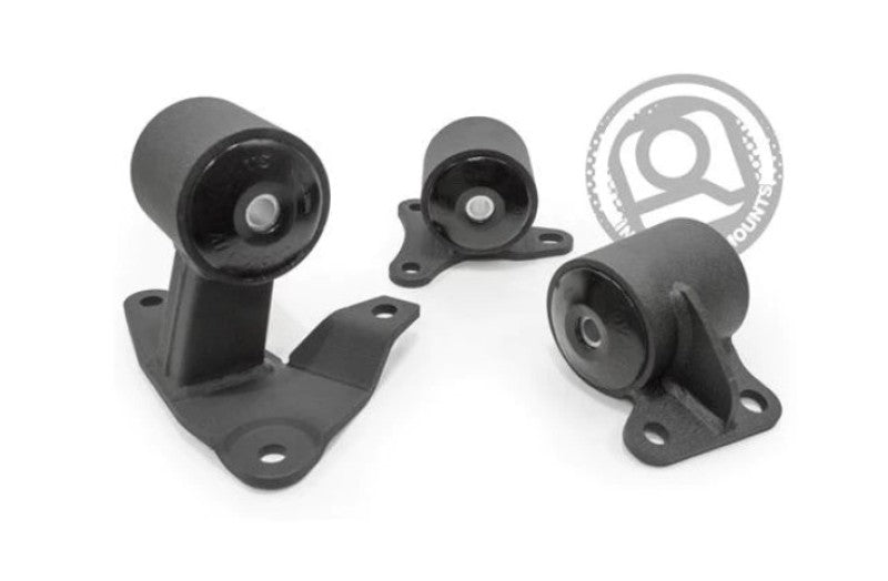 Innovative Mounts Innovative 94-97 Accord F-Series Black Steel Mounts 75A Bushings (Auto to Manual)