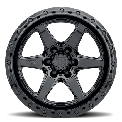 MTX Wheels MTX Spitfire 6 Gloss Black 20x9in / 6x139.7 BP / 19mm Offset / 106.1mm Bore